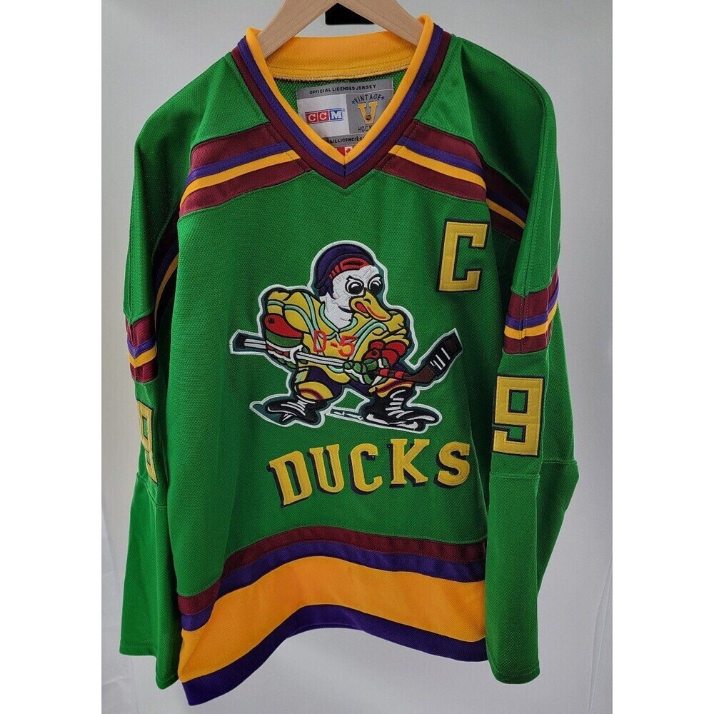 Vintage Hockey Paul Kariya Mighty Ducks Officially Licensed Jersey